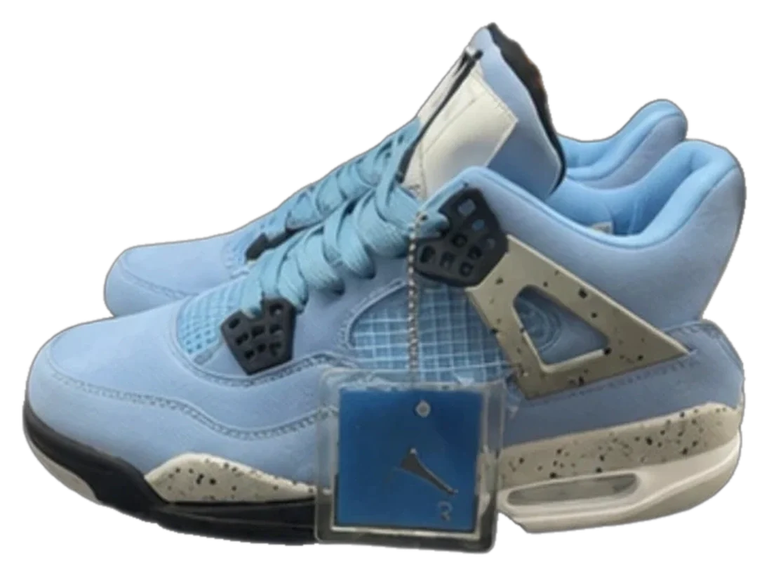 Retro 4 OG 'University Blue' — University Blue / Tech Grey