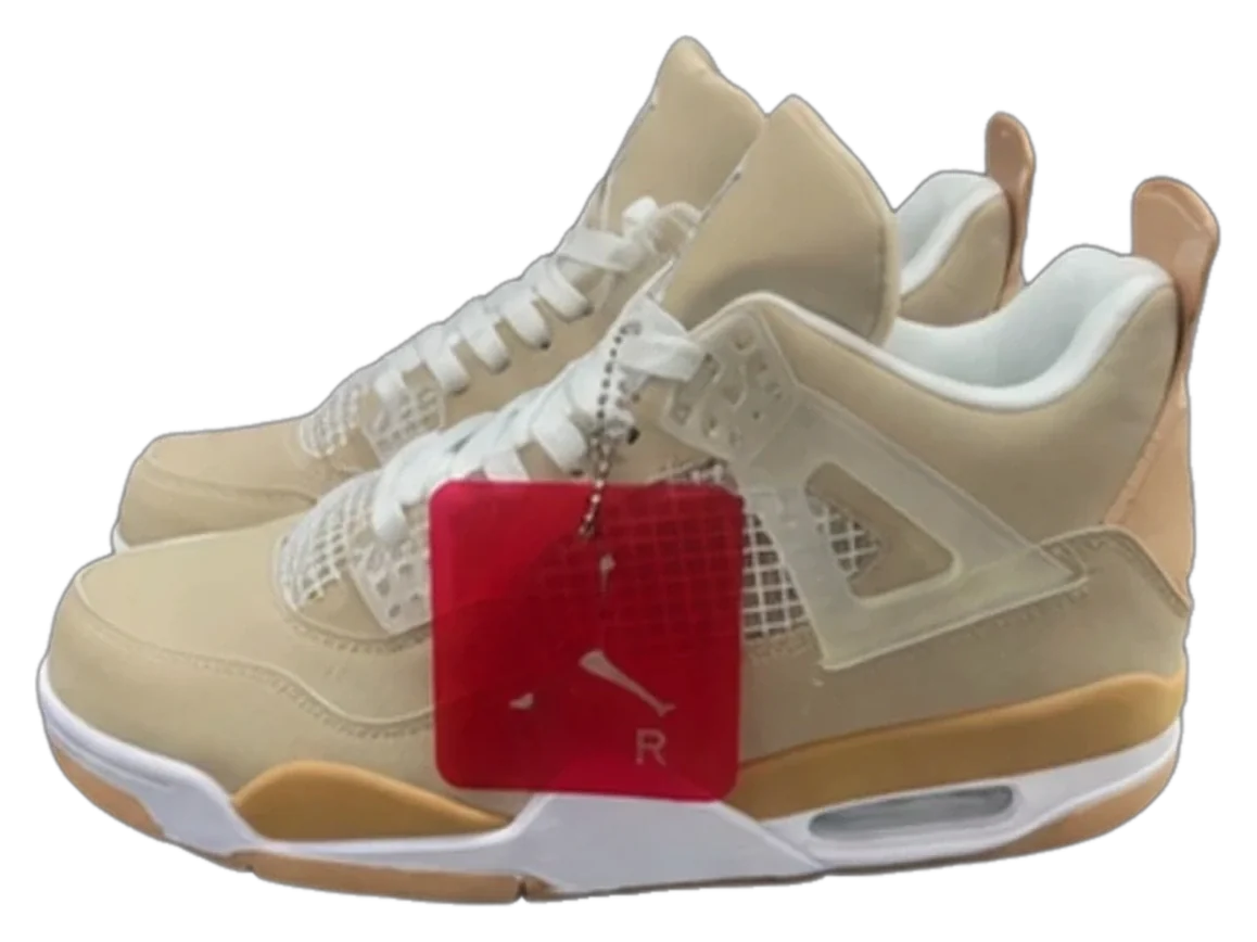 Retro 4 OG 'Sail' — Sail / Muslin / Red