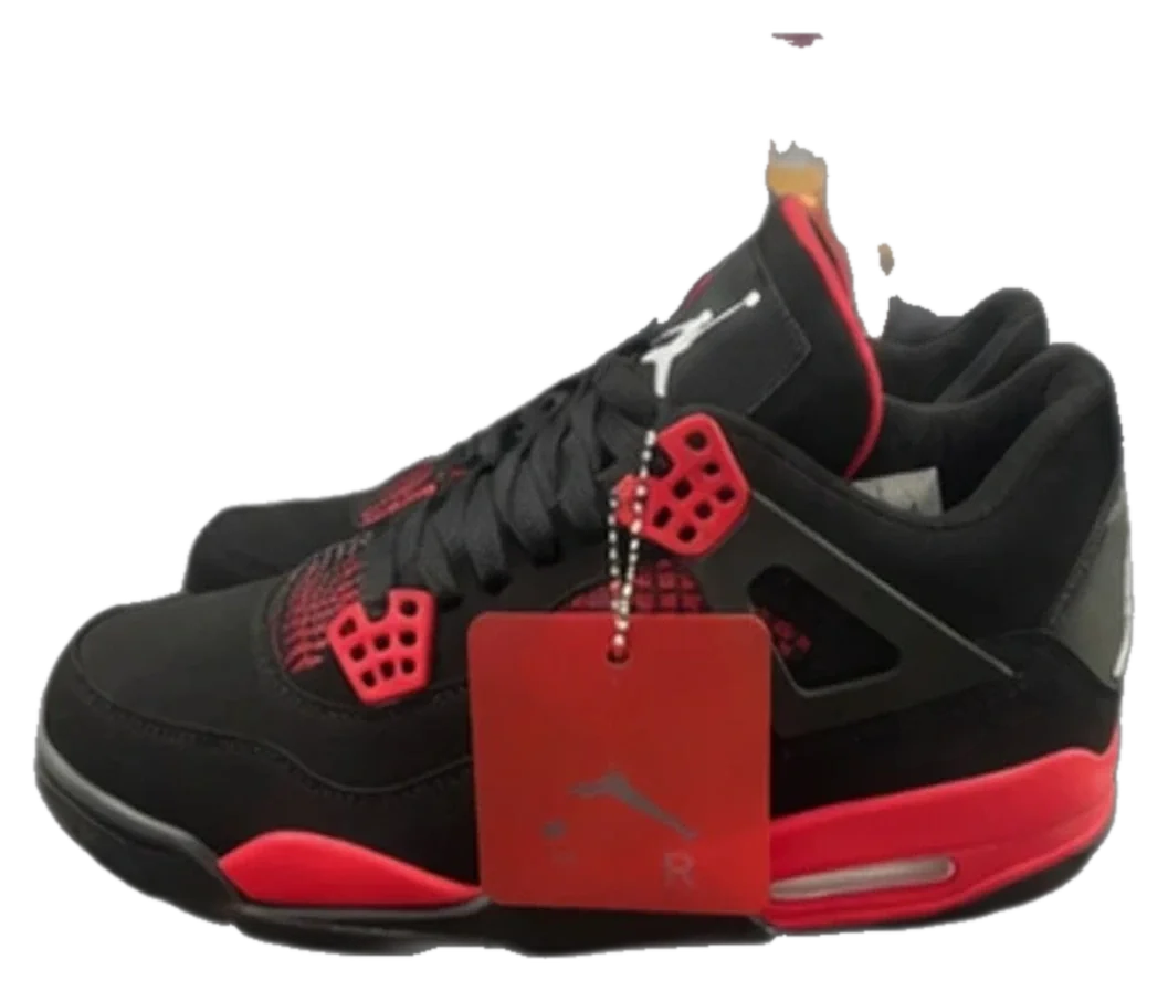 Retro 4 OG 'Red Thunder' — Black / Crimson