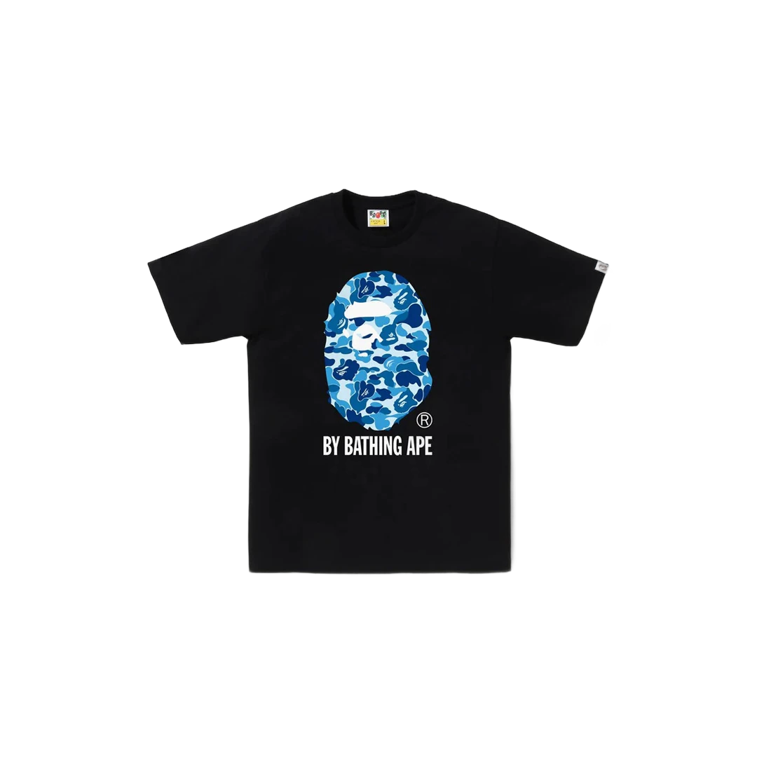 Wild Camo Ape Head Tee — Black / Blue Camo