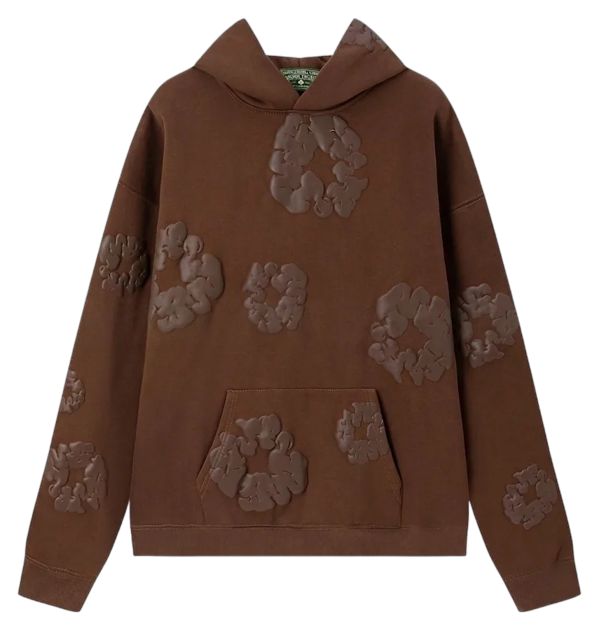 Wreath Heavyweight Fleece Set — Coffee Brown