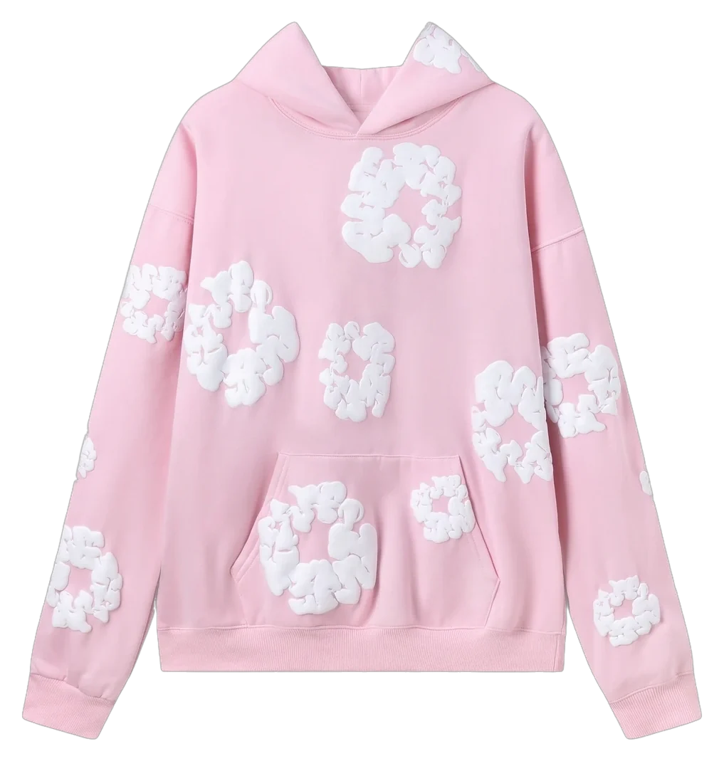 Wreath Heavyweight Fleece Set — Pink