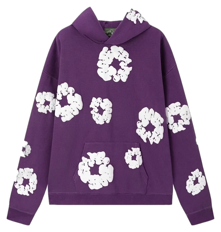 Wreath Heavyweight Fleece Set — Purple