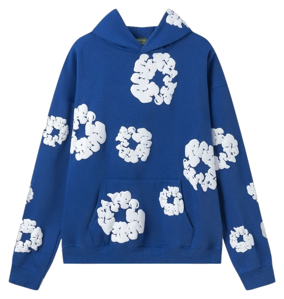 Wreath Heavyweight Fleece Set — Royal Blue