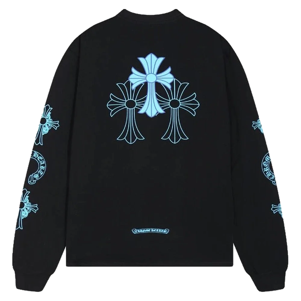 Gothic Cross Long Sleeve — Ice Cross Black