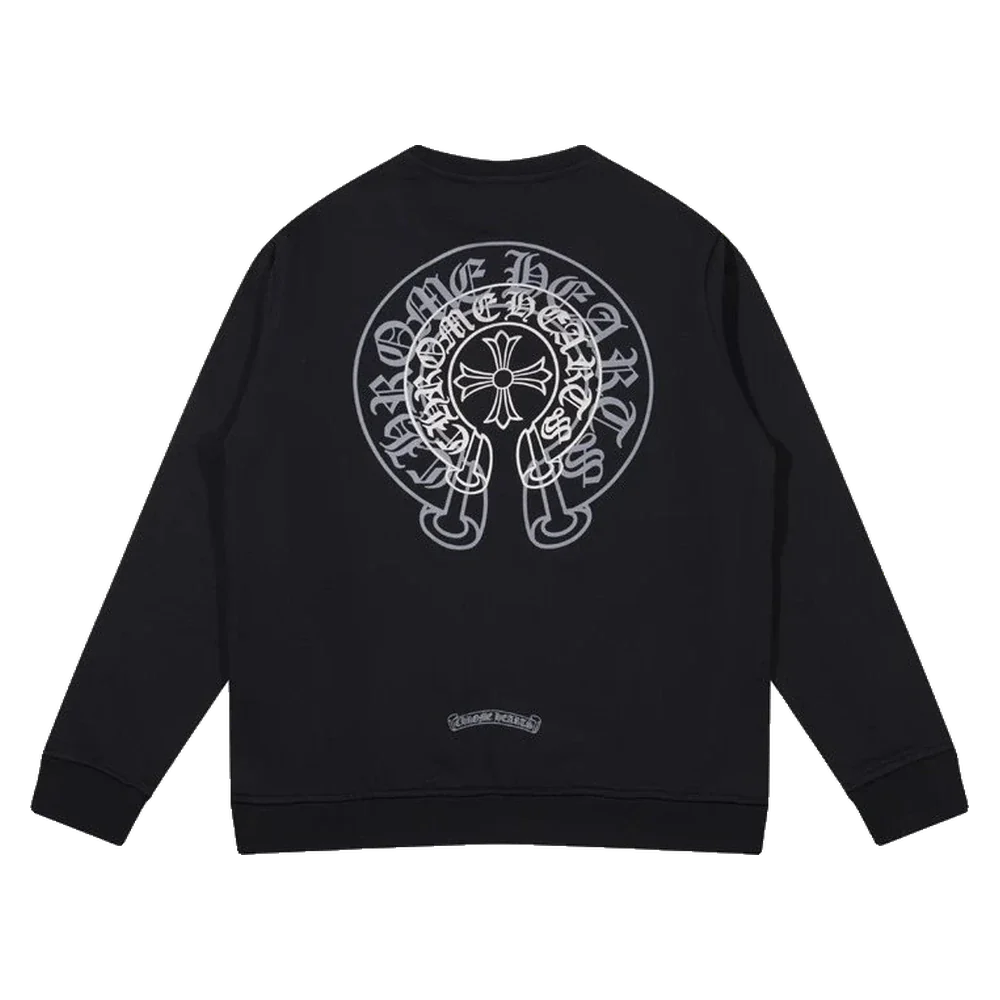 Gothic Cross Long Sleeve — Horseshoe Black