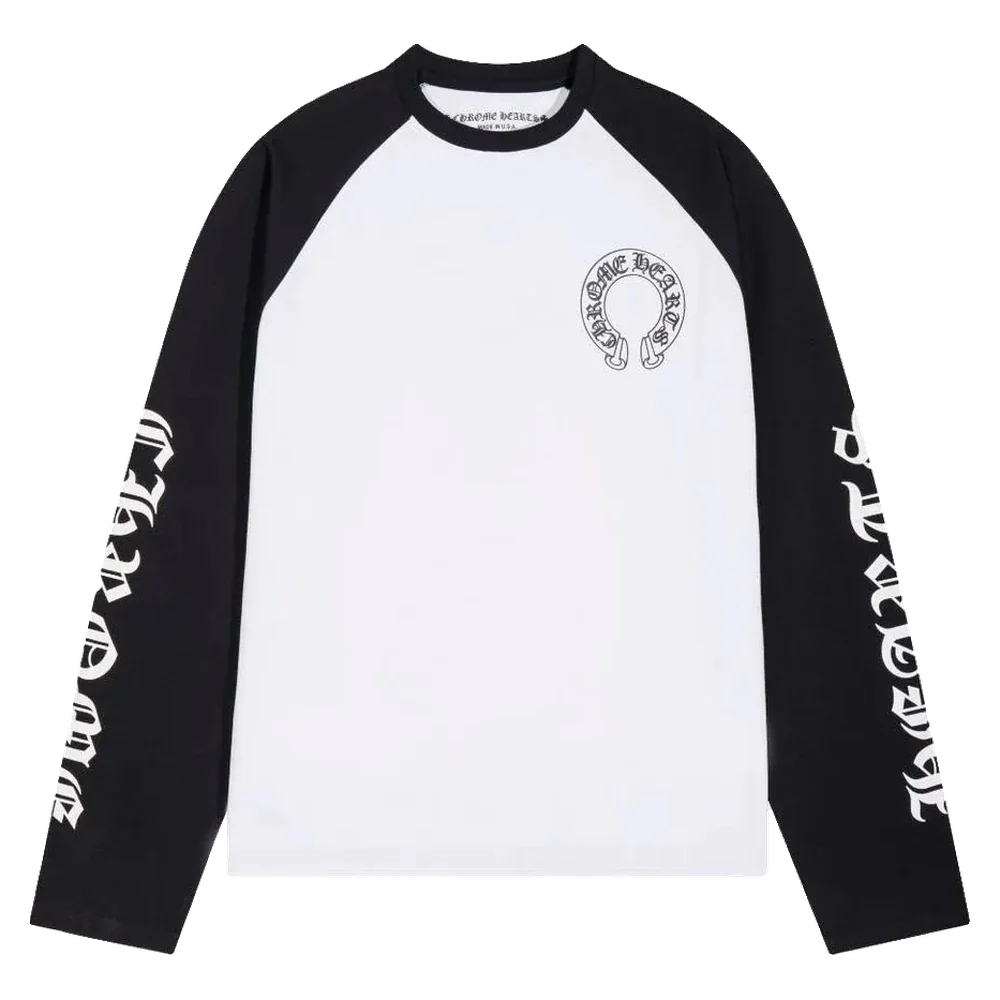 Gothic Cross Long Sleeve — Ink Raglan