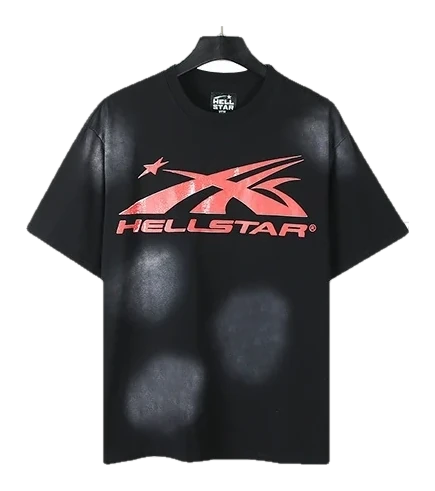 Hellstar-Style Washed Vintage Tee — Washed Black — No. 621