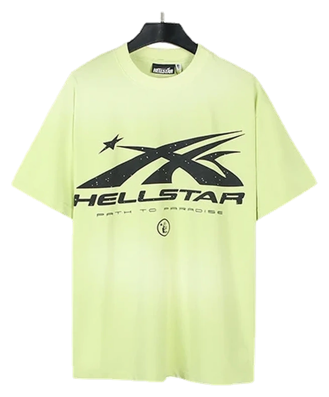 Hellstar-Style Washed Vintage Tee — Washed Yellow — No. 665