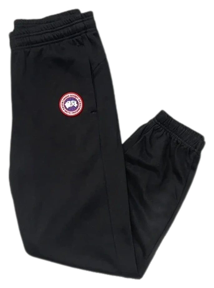 Heavyweight 370g Sweatpants — Black — Red tab