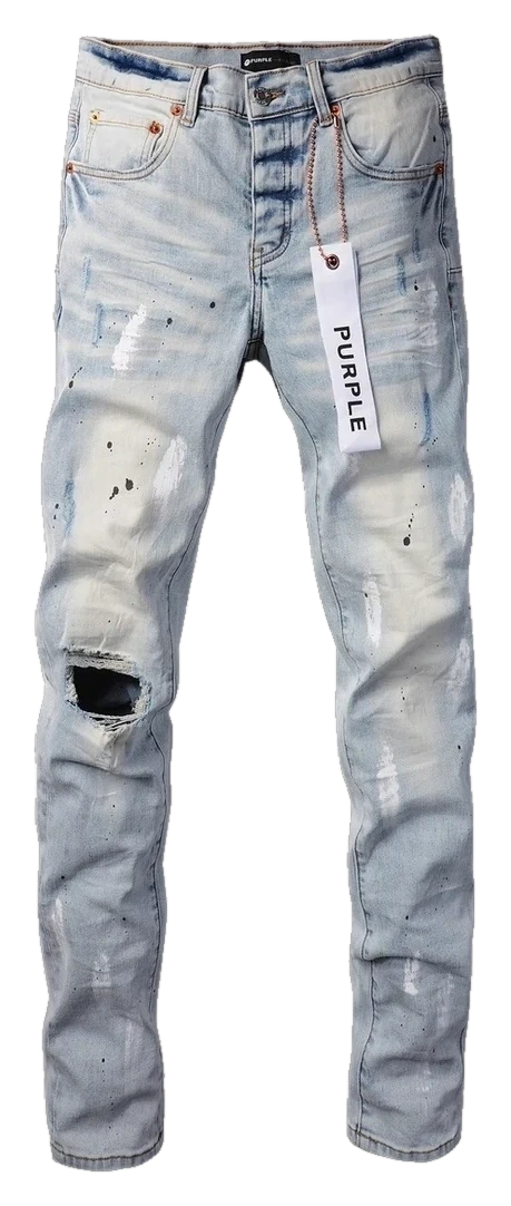 Distressed Embroidered Stretch Jeans — Wash No. 08