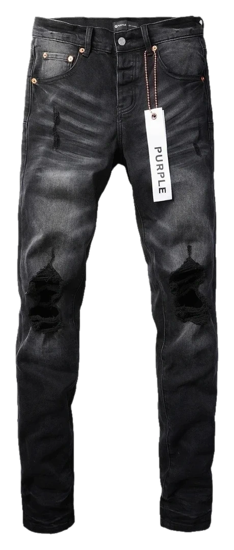Distressed Embroidered Stretch Jeans — Wash No. 13