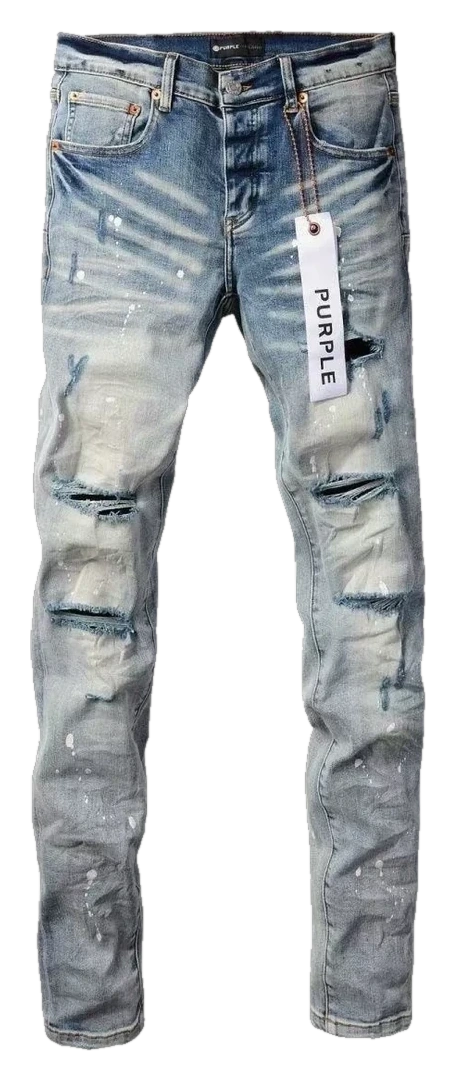 Distressed Embroidered Stretch Jeans — Wash No. 19