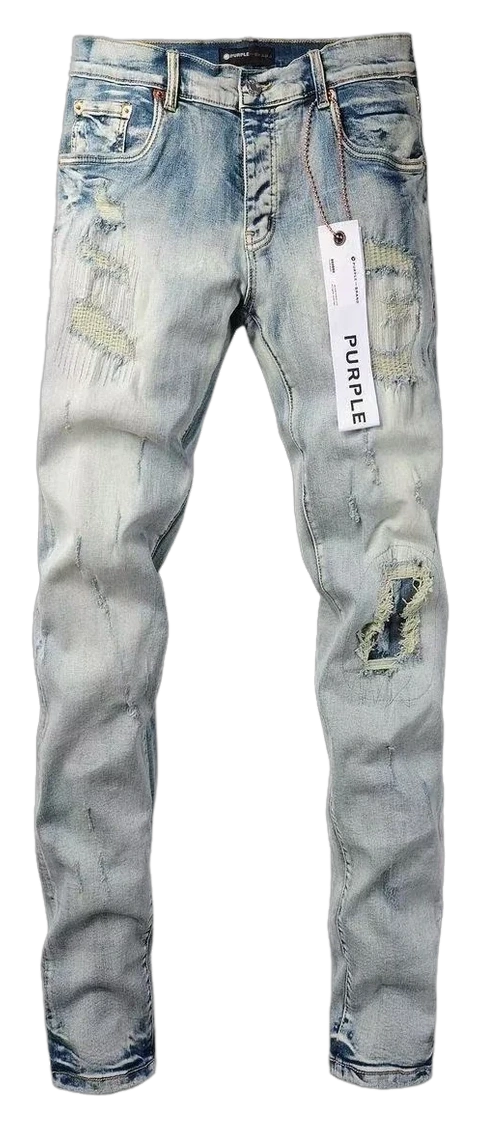 Distressed Embroidered Stretch Jeans — Wash No. 23
