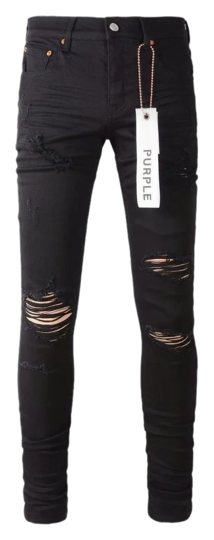 Distressed Embroidered Stretch Jeans — Wash No. 25