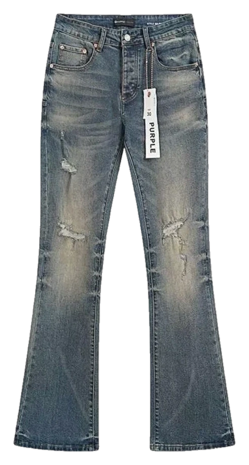 Distressed Embroidered Stretch Jeans — Wash No. 36