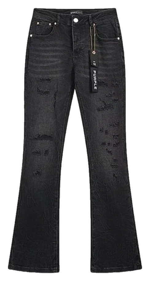 Distressed Embroidered Stretch Jeans — Wash No. 38