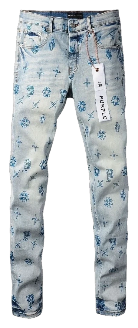 Distressed Embroidered Stretch Jeans — Wash No. 40