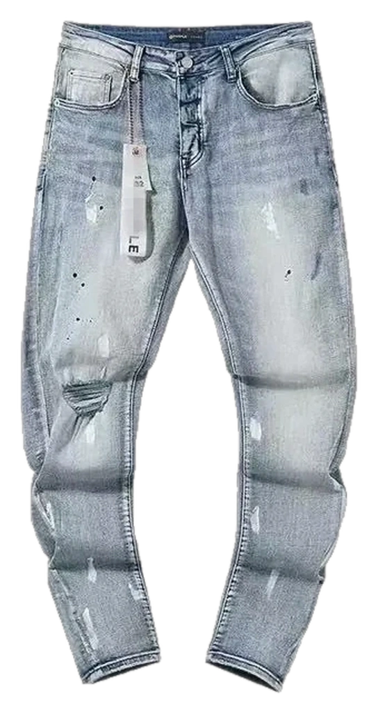 Distressed Embroidered Stretch Jeans — Wash No. 43