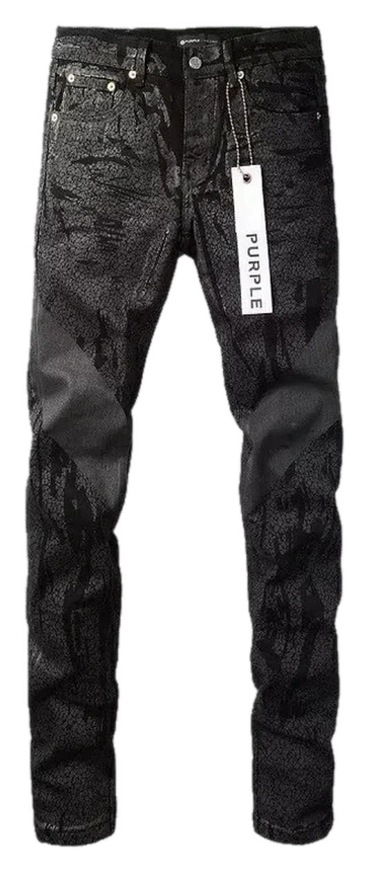 Distressed Embroidered Stretch Jeans — Wash No. 63