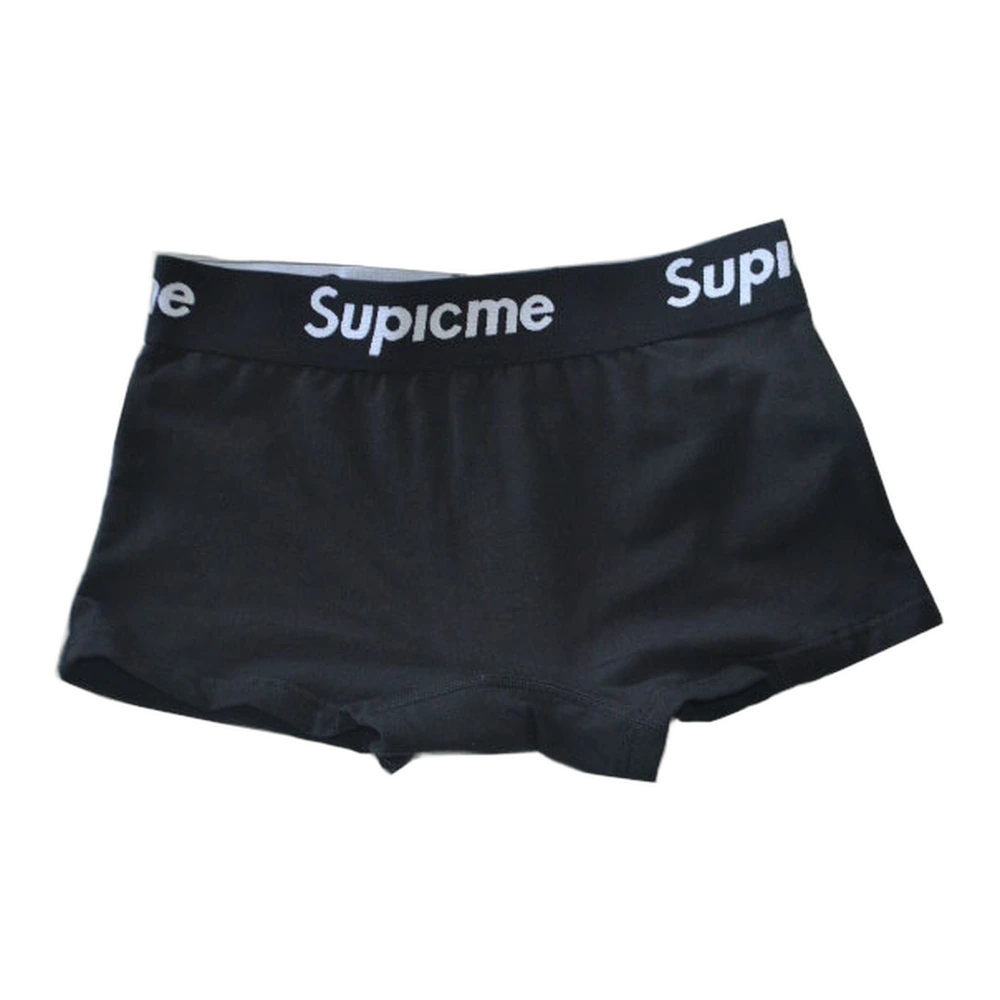 Box Logo Waistband Boxer Brief — Black